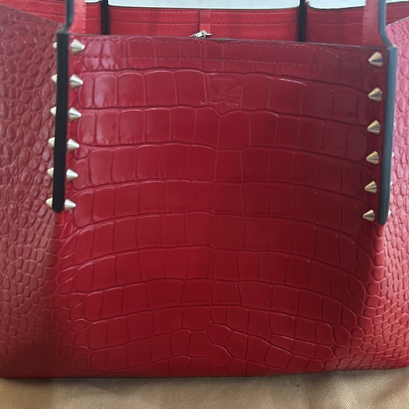 Christian Louboutin Cabarock. Color is Loubi(Red) - Picture 2 of 7